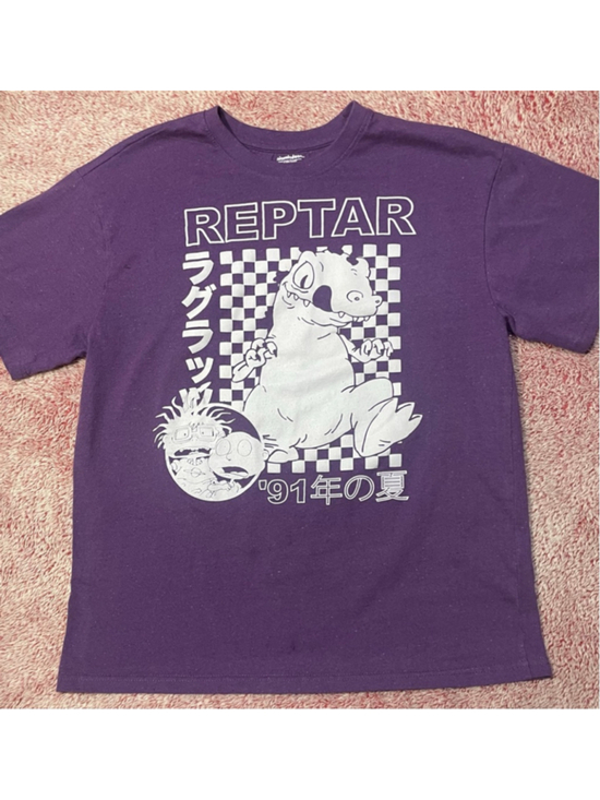 Nickelodeon Other - Nickelodeon purple reptar Short Sleeve Tee size Youth Boys XL